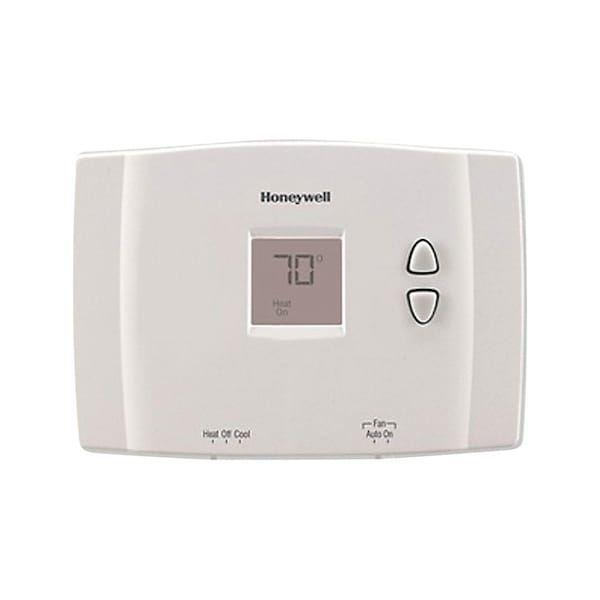 Honeywell Home Heating and Cooling Push Buttons Thermostat